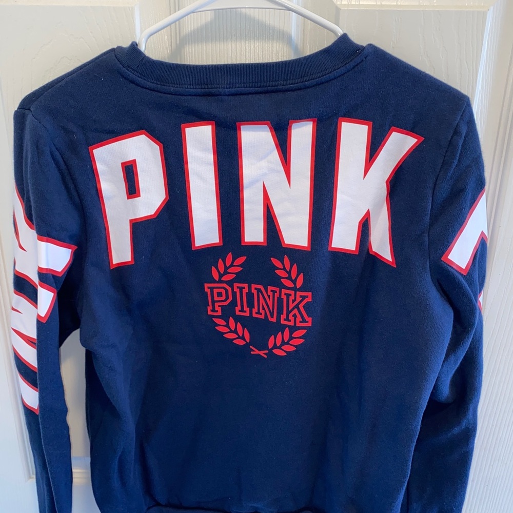 Navy PINK crewneck